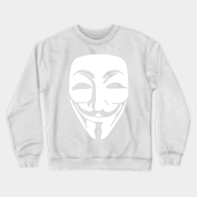 Anonymous (Guy Fawkes Mask) Crewneck Sweatshirt by truthtopower